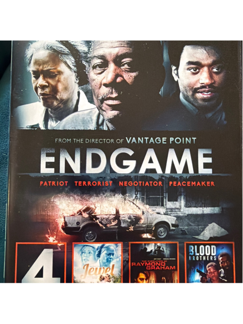 Unbranded 4-Movie DVD Collection Endgame Jewel Raymond Graham Blood Brothers